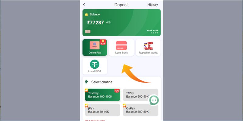 What is the conditions for depositing VC77?