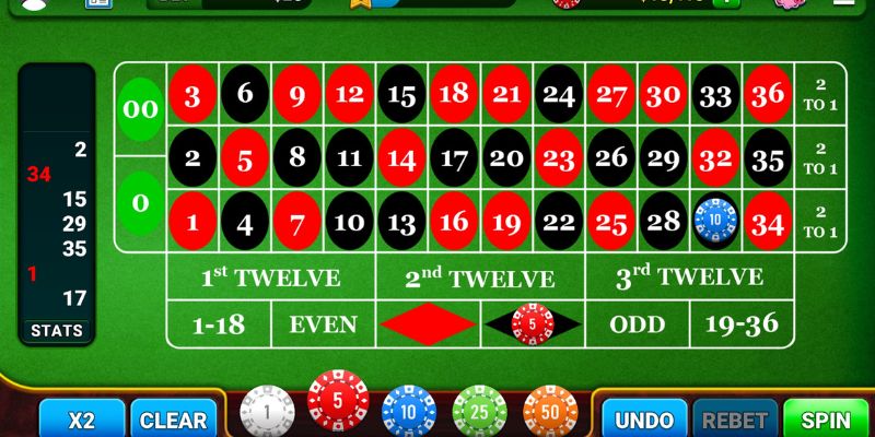 Instructions on how to play detailed Roulette